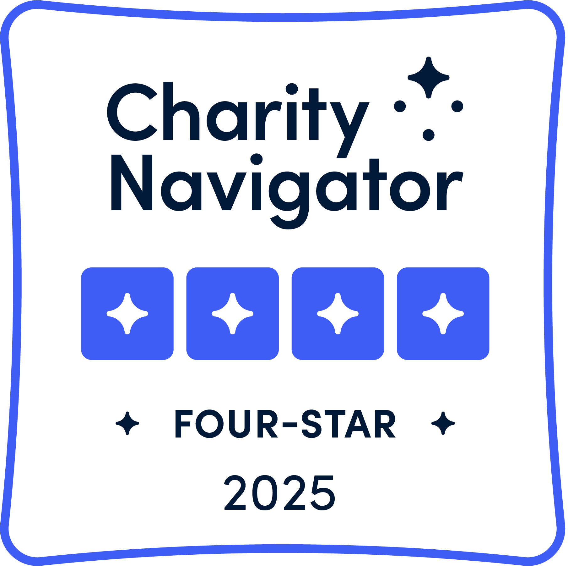 Charity Navigator 4 stars