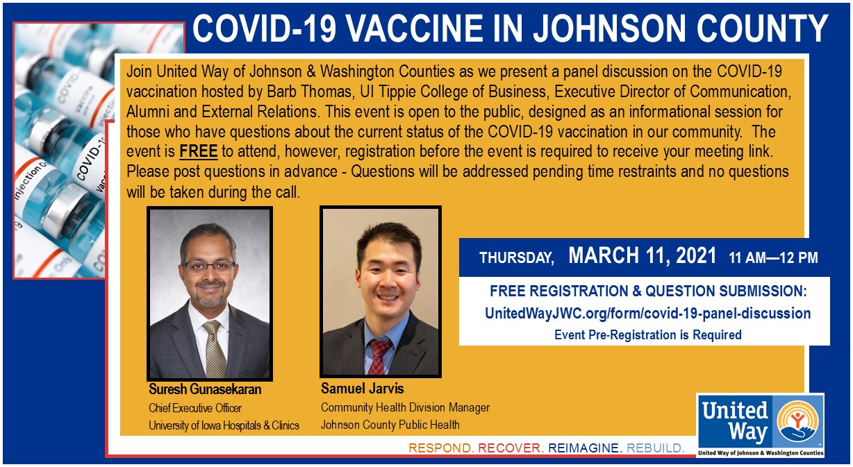 UWJWC COVID-19 VACCINE IN JOHNSON COUNTY PANEL DISCUSSION