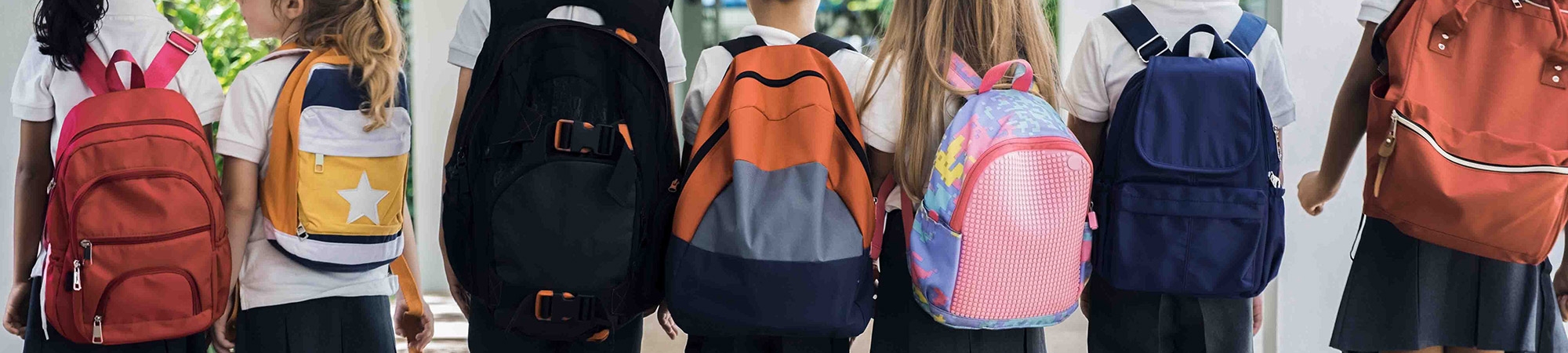 kids with backpacks